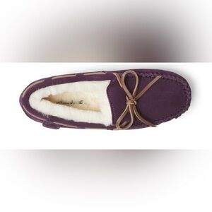 Women's Fireside by Dearfoams Shearling Lace Moccasin